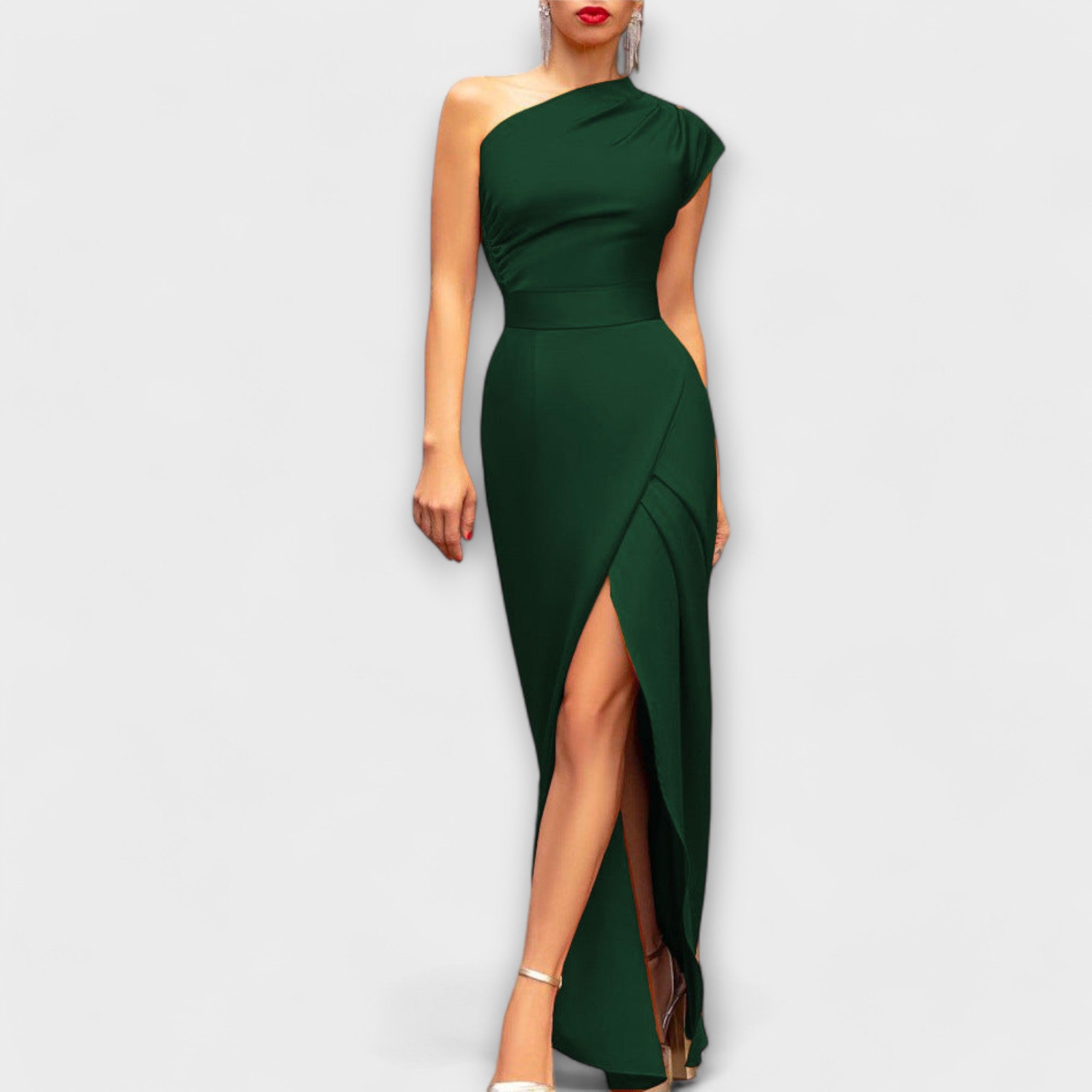 Axa - Elegant Asymmetrical Evening Dress