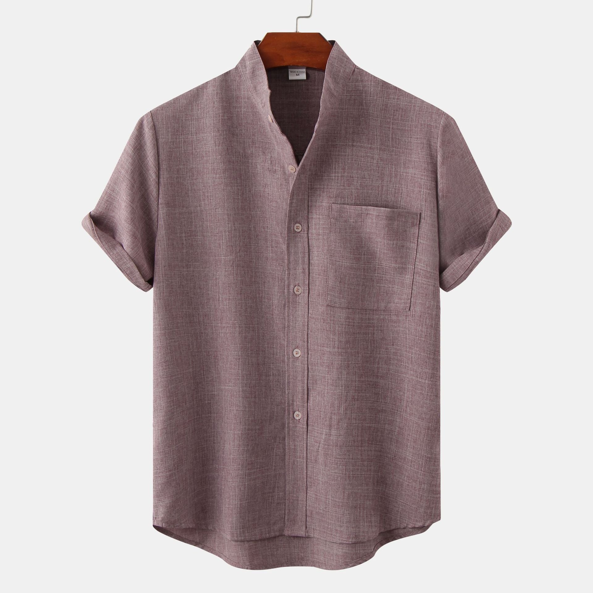 Savrani™ | Smooth Cotton Shirt with Buttons.