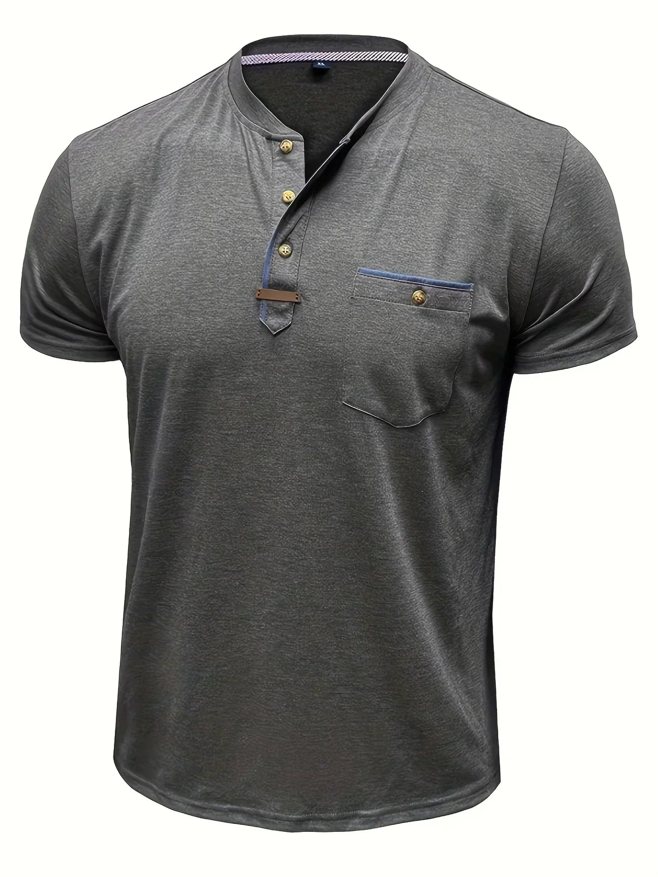 Savrani™ | Elegant T-Shirt with Round Neck and Pocket