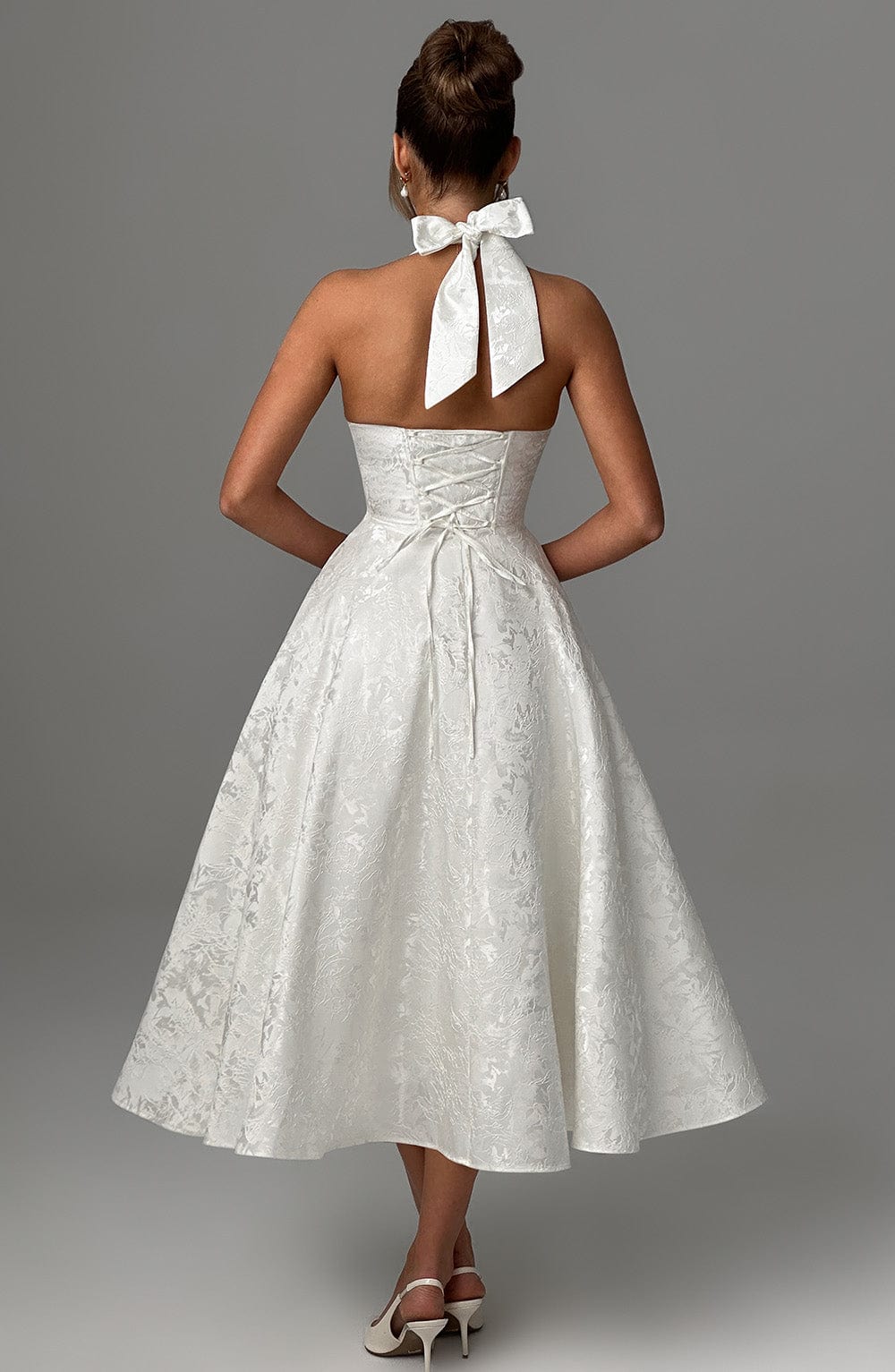 Adoria | Elegant Dress with American Neckline