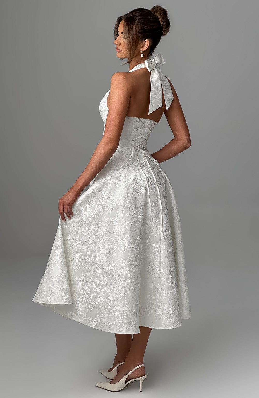 Adoria | Elegant Dress with American Neckline