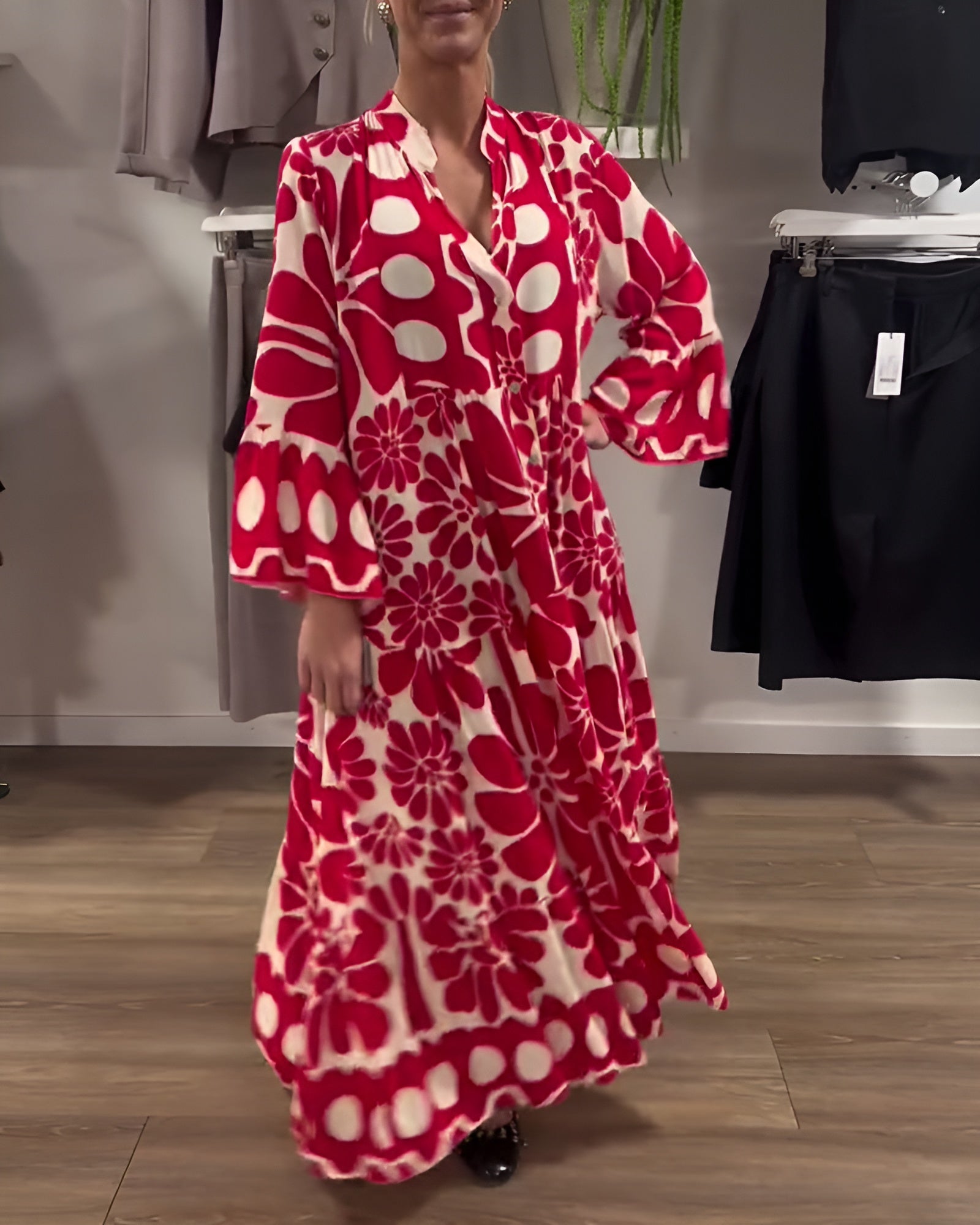 Marielle | Elegant Maxi Dress with Flowers