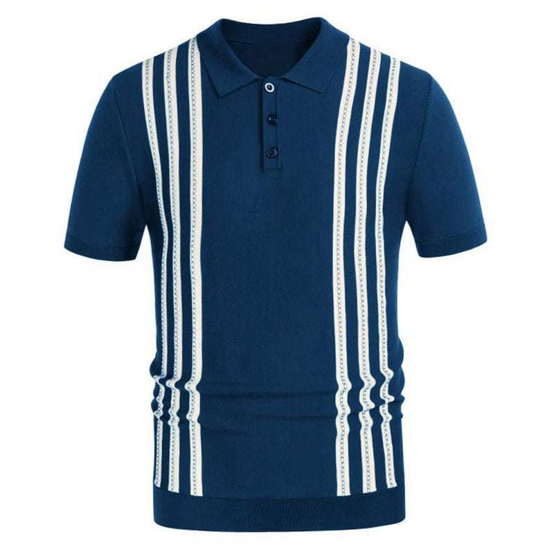 Savrani™ | Striped Polo Shirt.