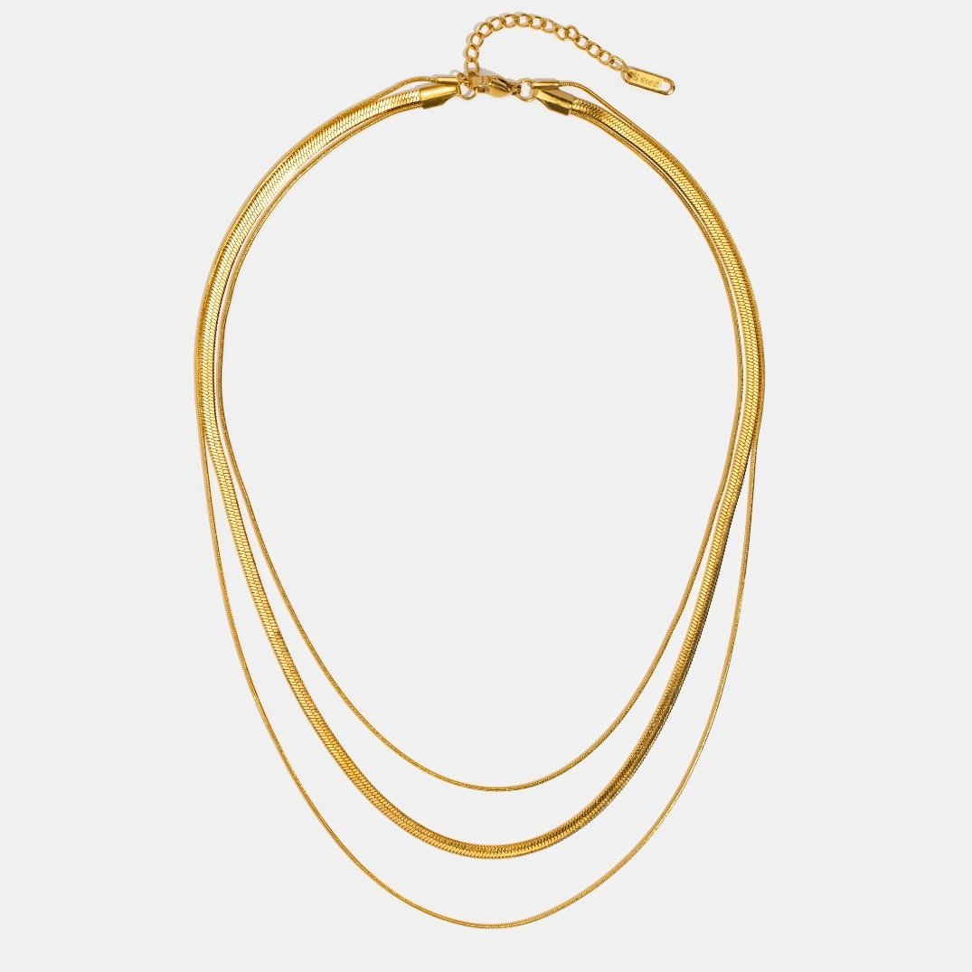 Gold Layered Chain Necklace