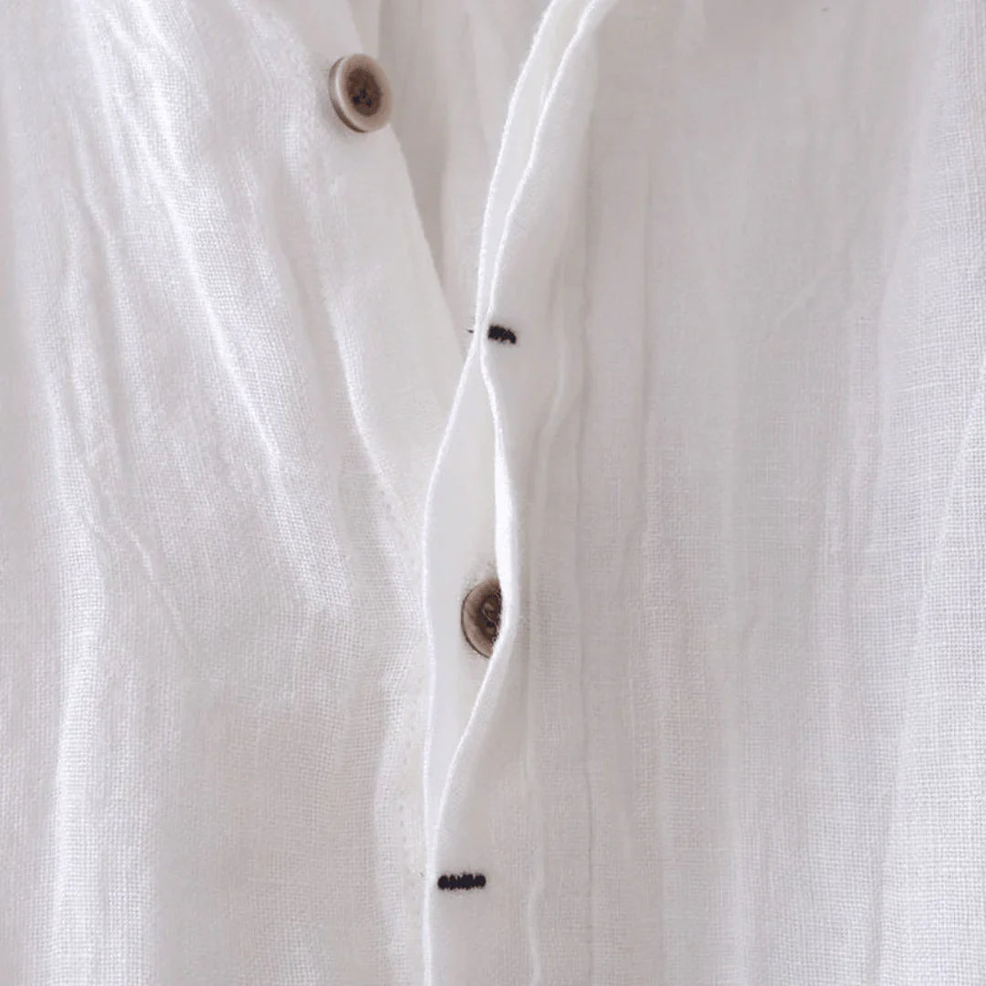 Savrani™ | Elegant Short Sleeve Shirt with Buttons