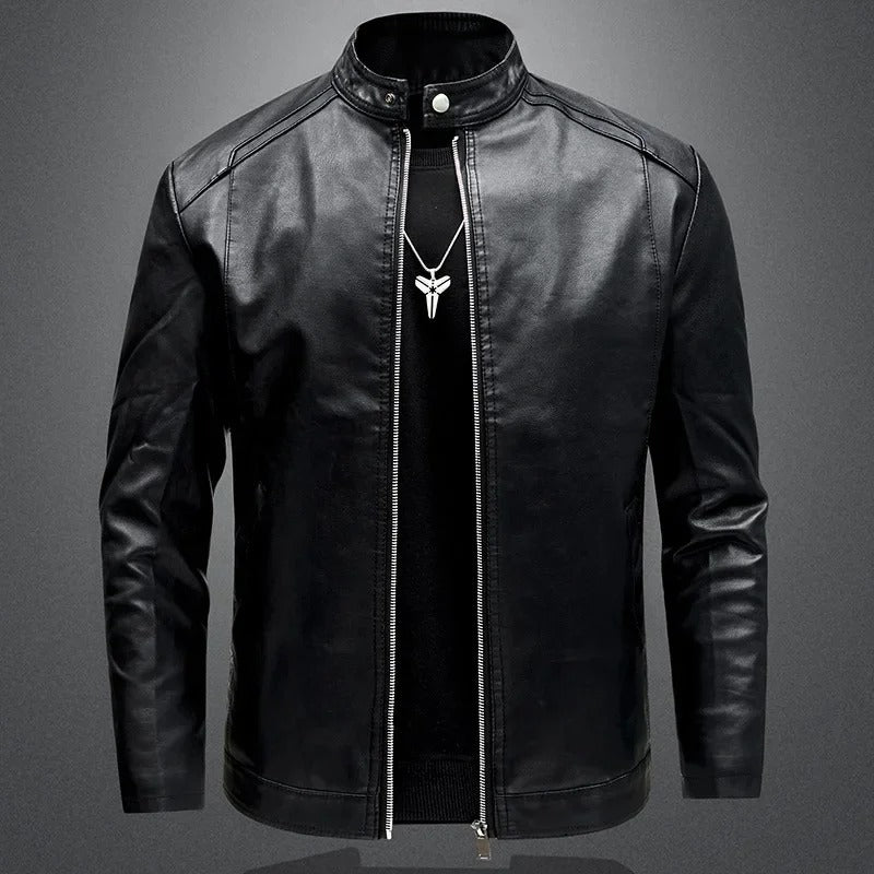 Alvion – Urban Leather Biker Jacket