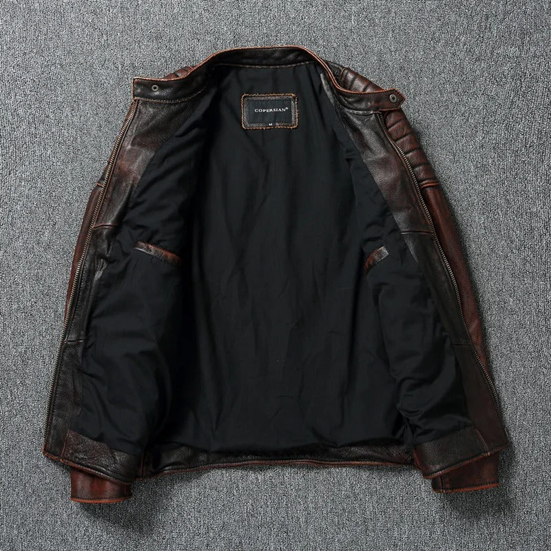 Yorven – Urban Vintage Leather Jacket