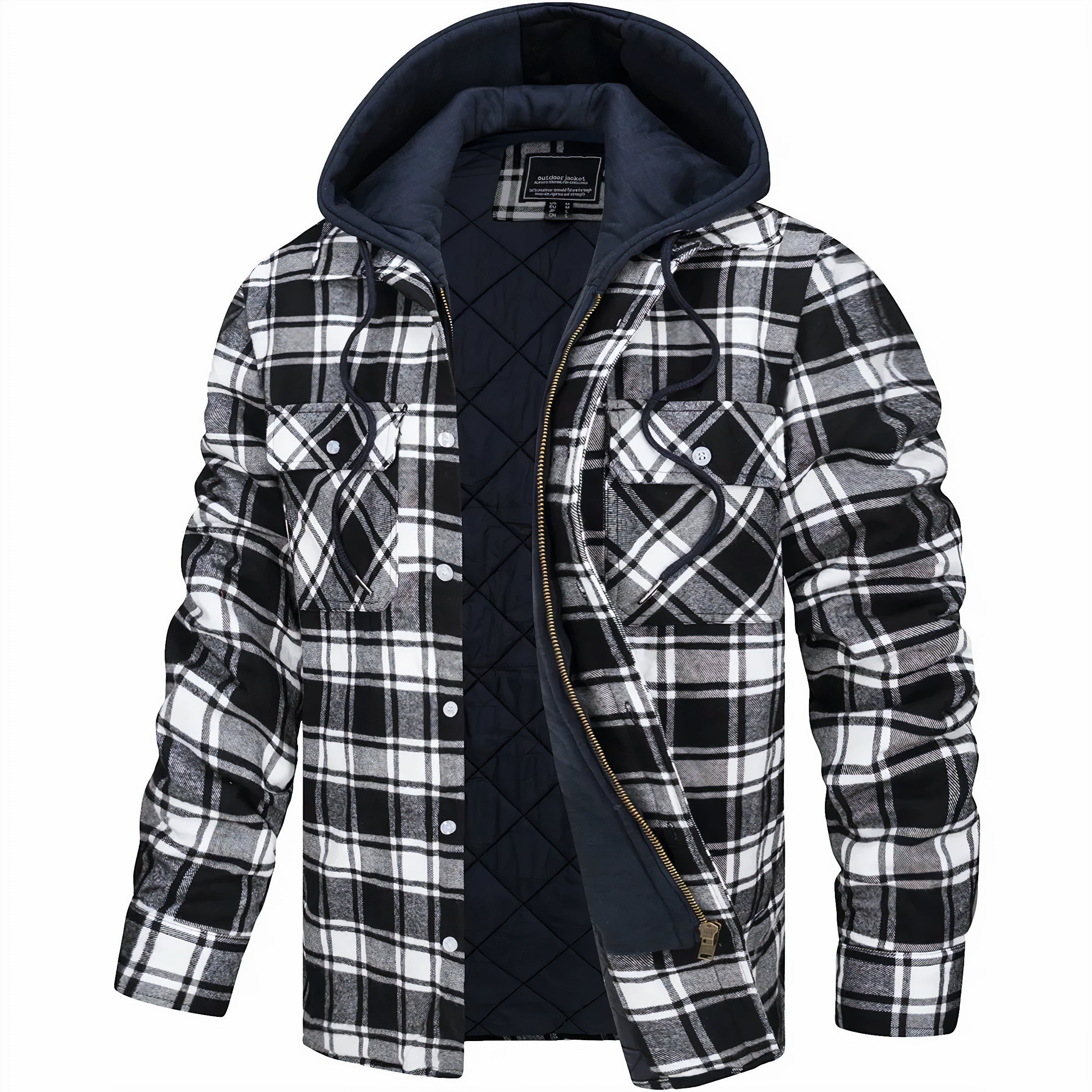 Julius™ | Checkered Jacket with Zipper