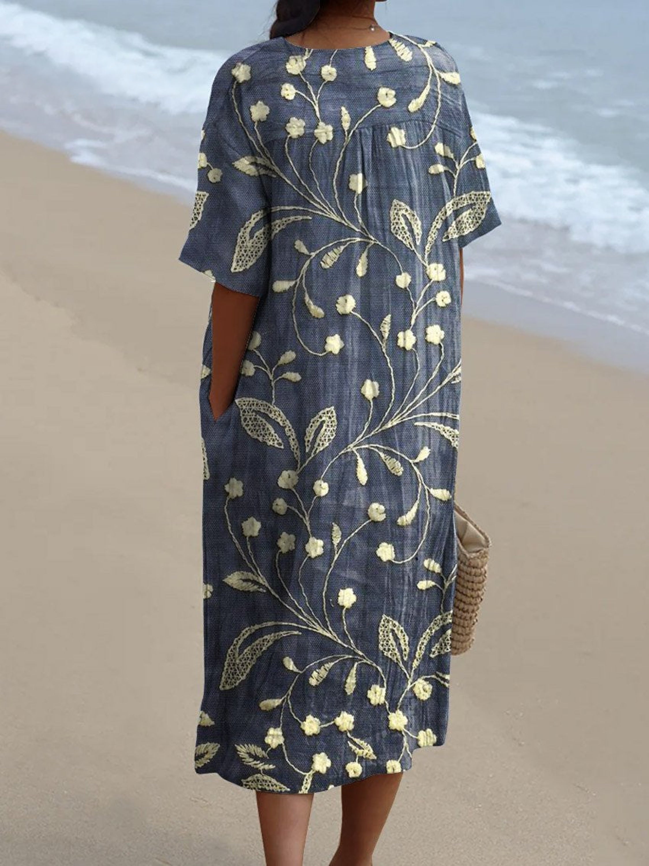 Lieke | Vintage Style Dress with Floral Pattern – Limited Edition