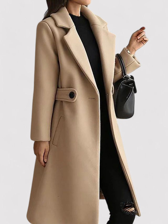 Elise | Winter Wool Coat with Belt