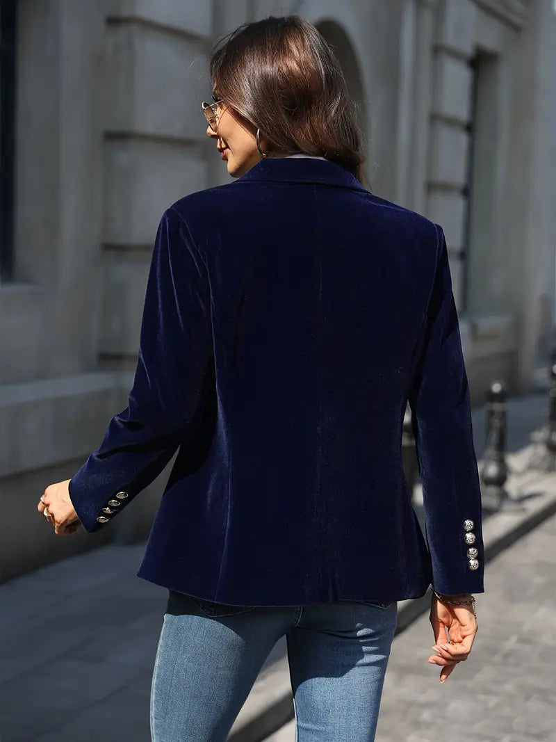 Julissa | Elegant Velvet Blazer
