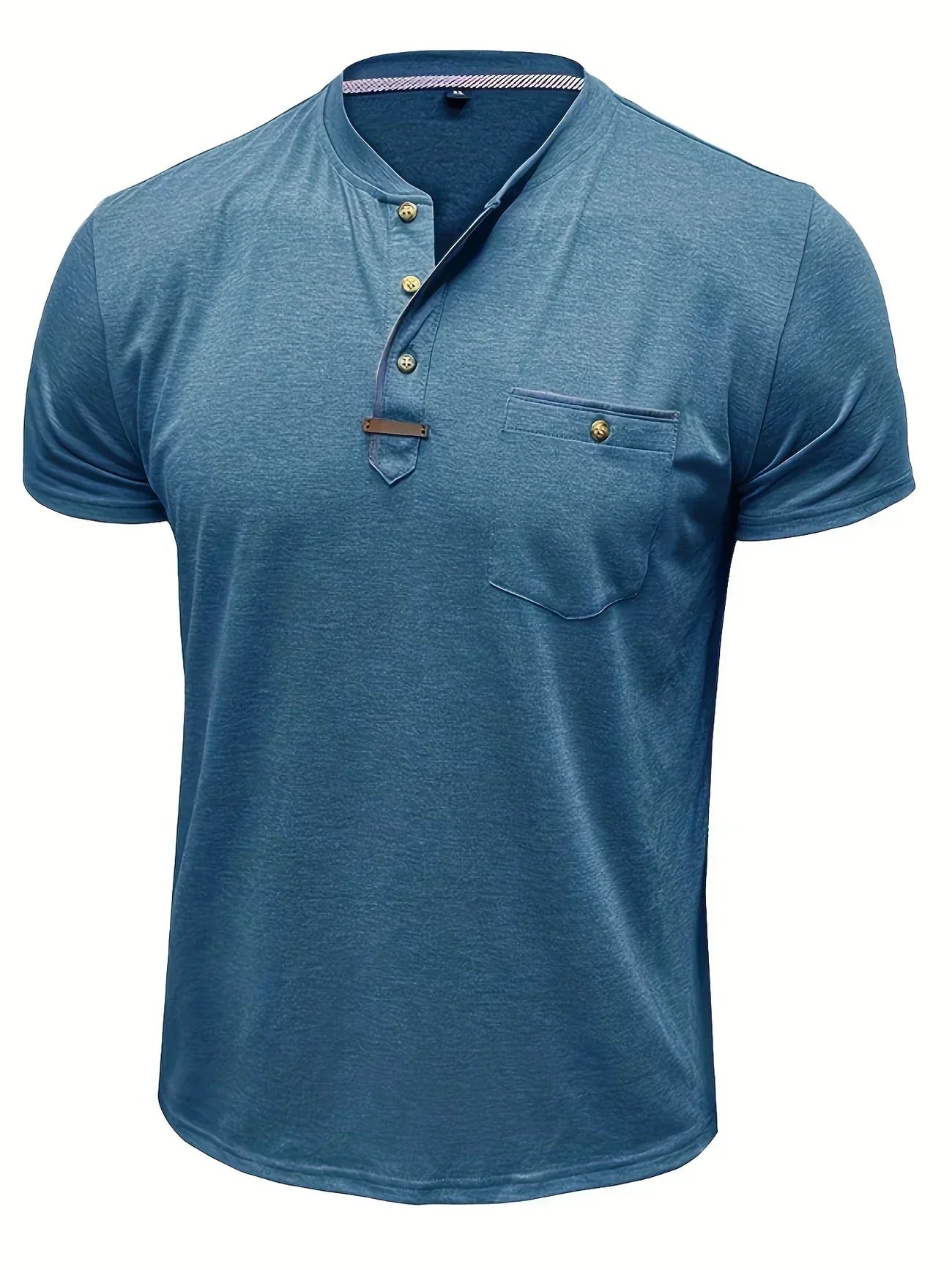 Savrani™ | Elegant T-Shirt with Round Neck and Pocket
