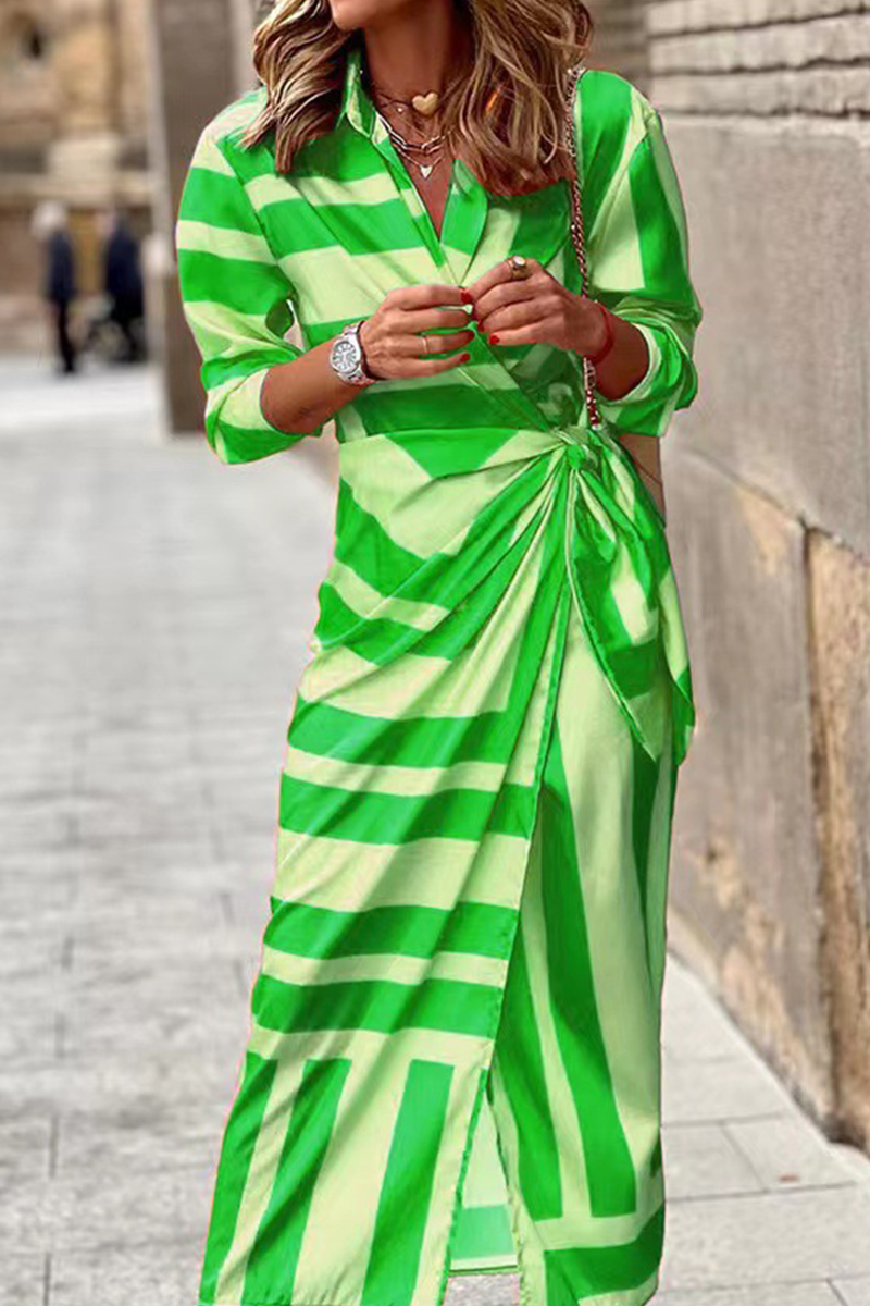 Helmi -| Spring-Summer Fashionable Dress with Pattern