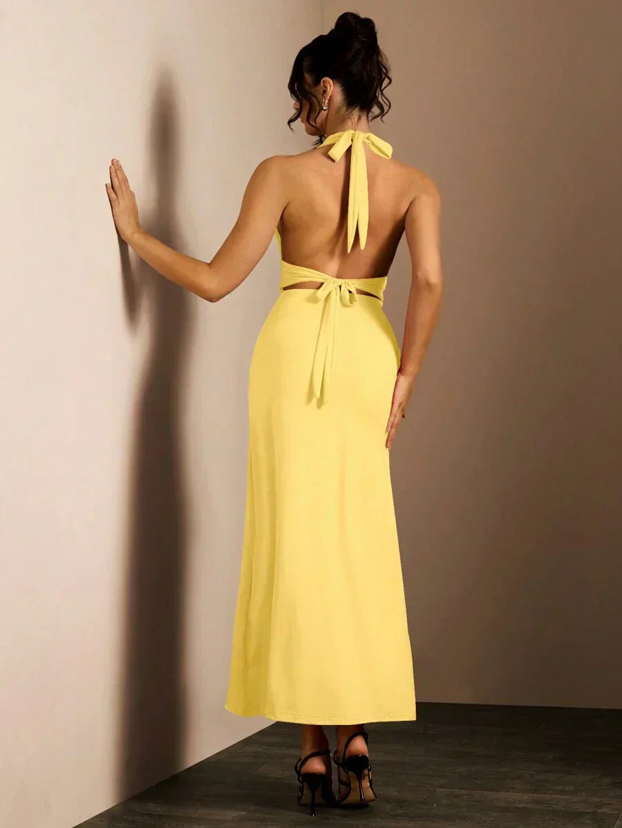 Danuta | Evening Maxi Dress with Slit