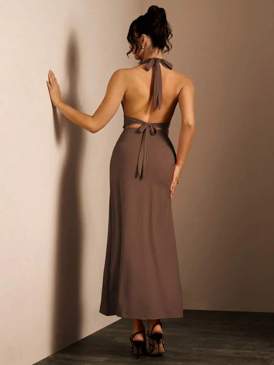 Danuta | Evening Maxi Dress with Slit