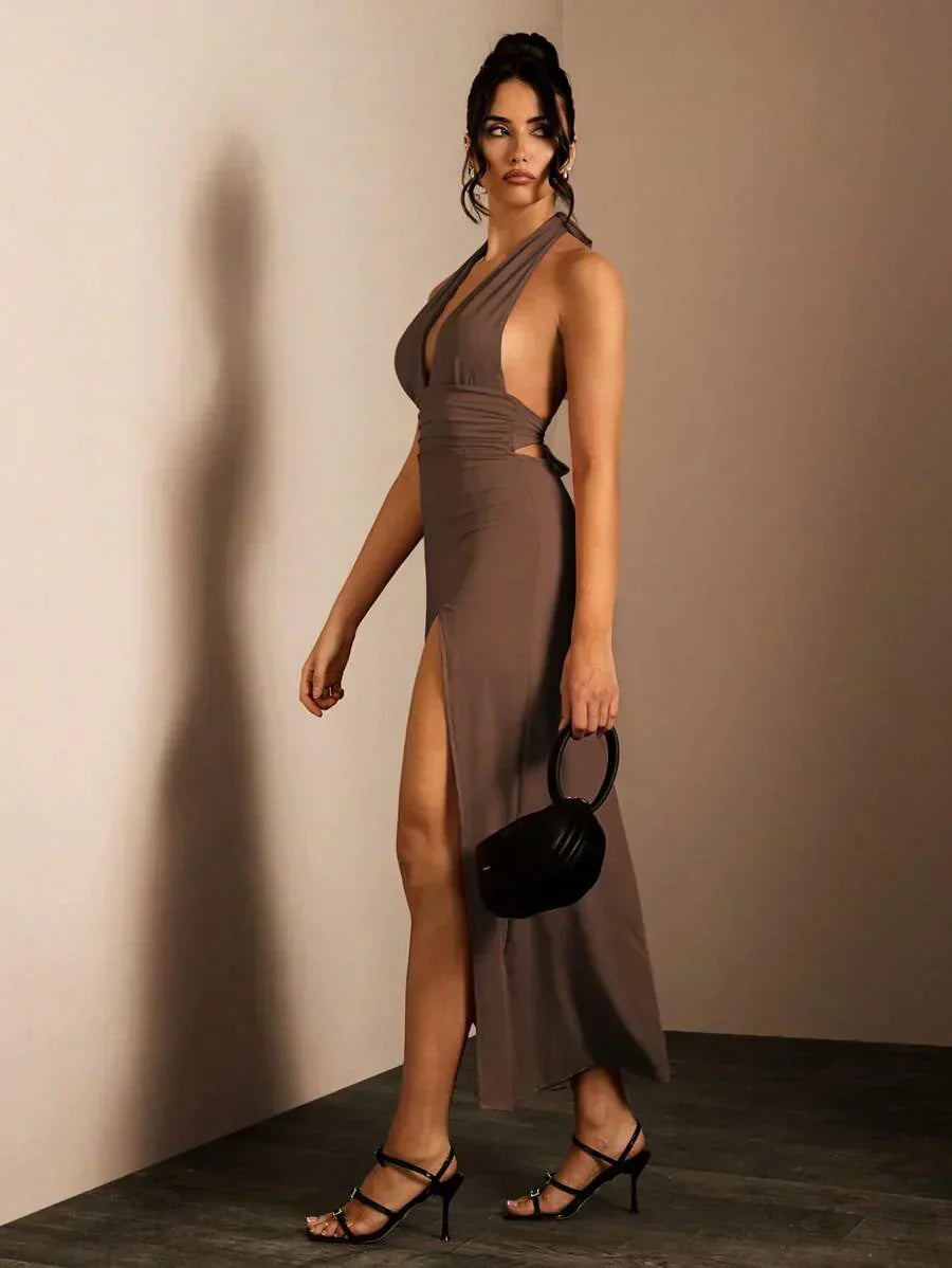 Danuta | Evening Maxi Dress with Slit