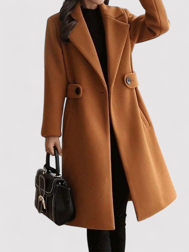 Elise | Winter Wool Coat with Belt