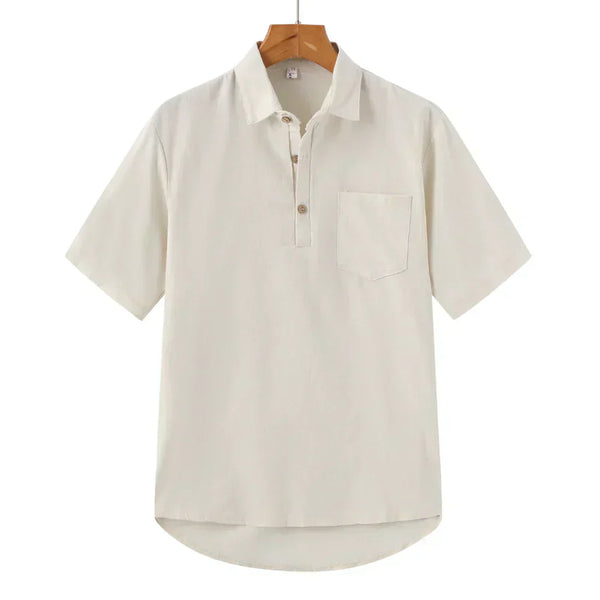 Savrani™ | Linen Polo Shirt