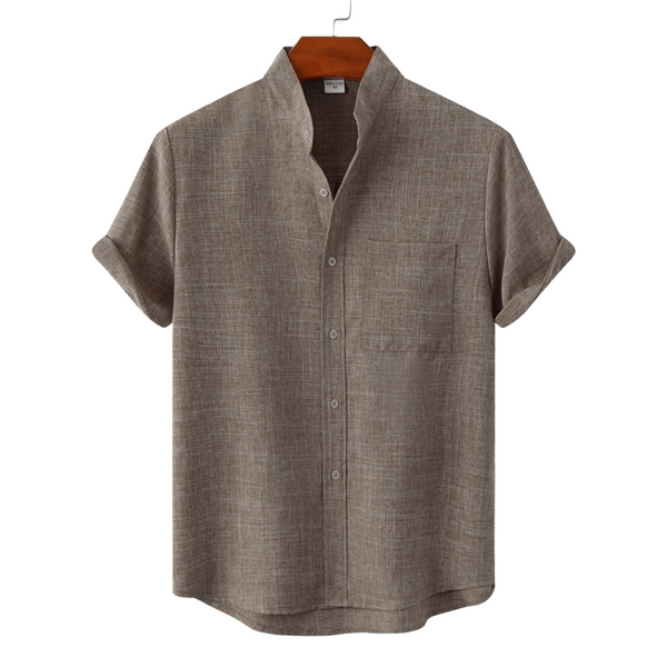 Savrani™ | Smooth Cotton Shirt with Buttons.