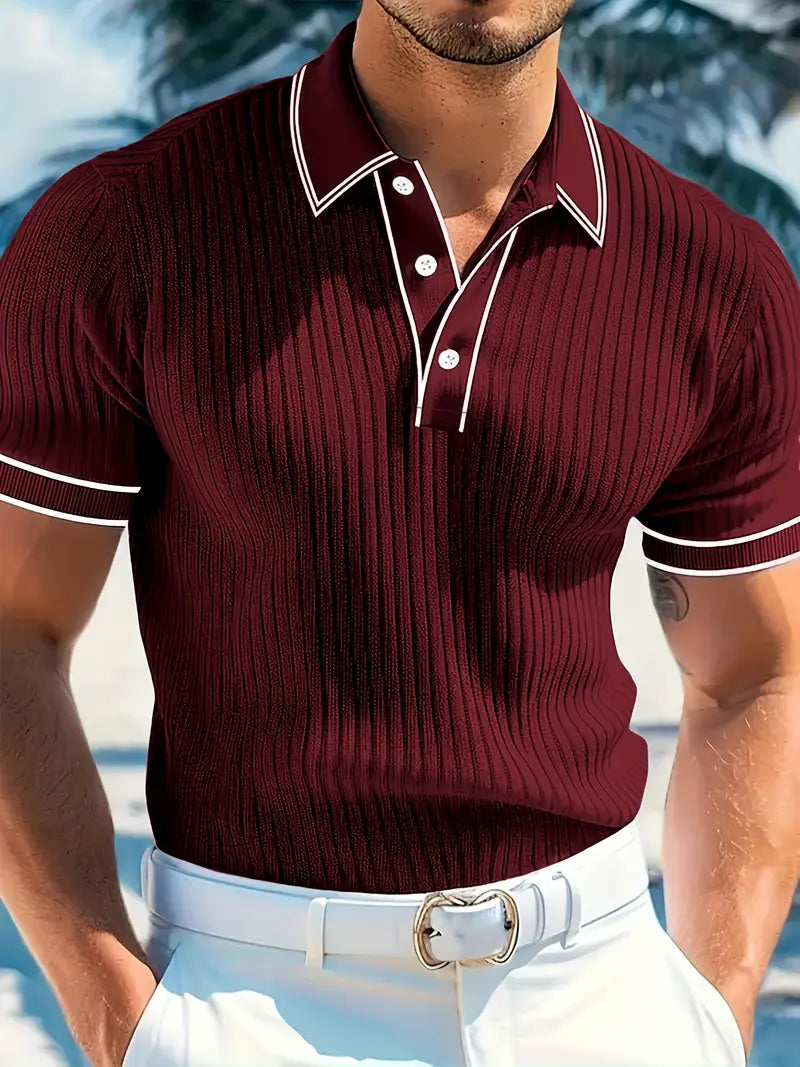 Savrani™ | Elegant Short Sleeve Polo