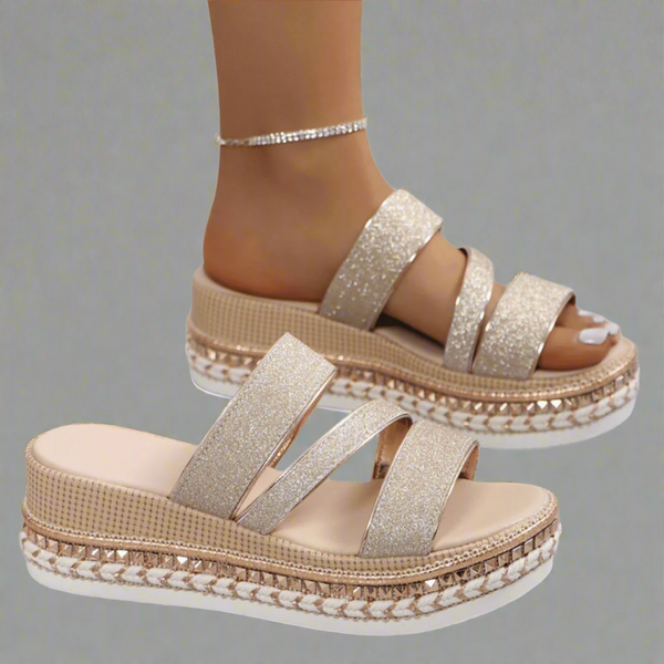 Helga | Comfortable Wedge Sandals Made from Premium Materials