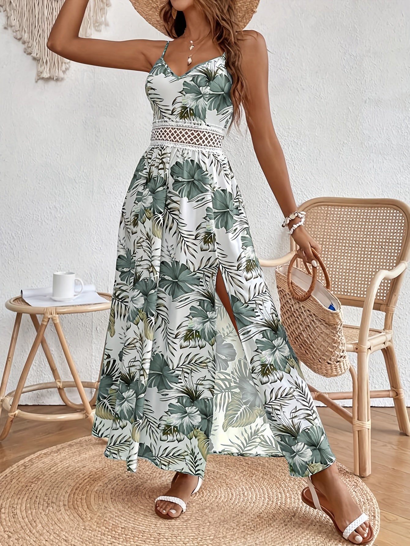 Kalina | Tropical Maxi Dress