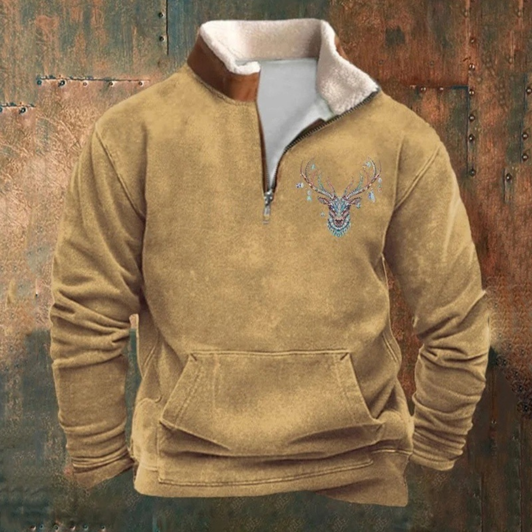 Pierre | Sweater with a Quarter Zip