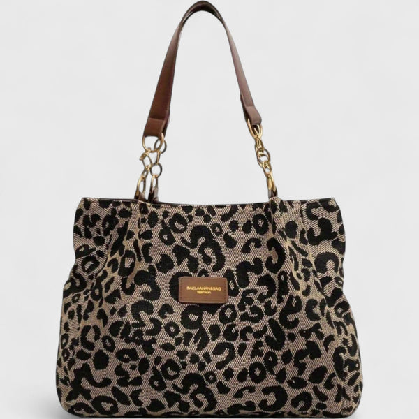 Alizée | Leopard Print Shopping Bag