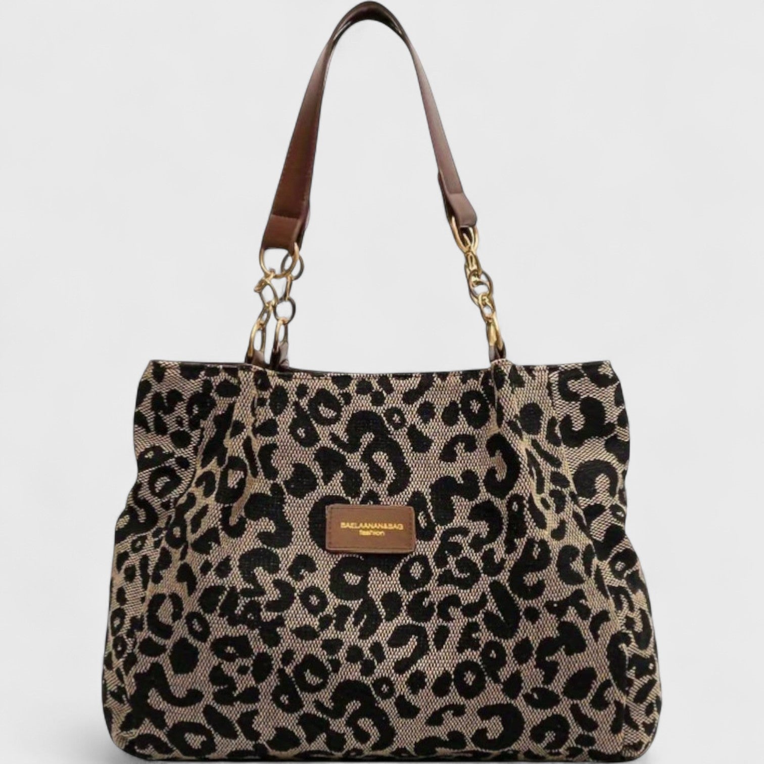 Alizée | Leopard Print Shopping Bag