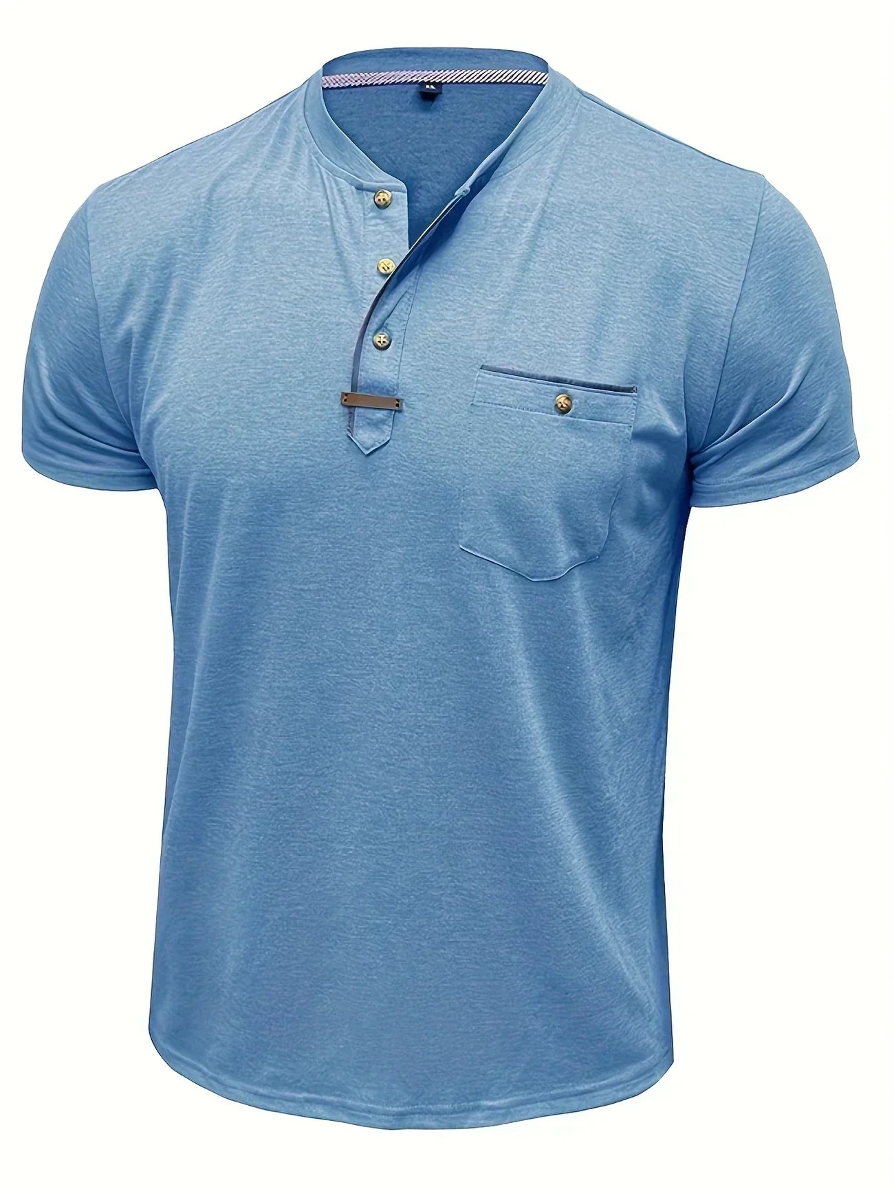 Savrani™ | Elegant T-Shirt with Round Neck and Pocket