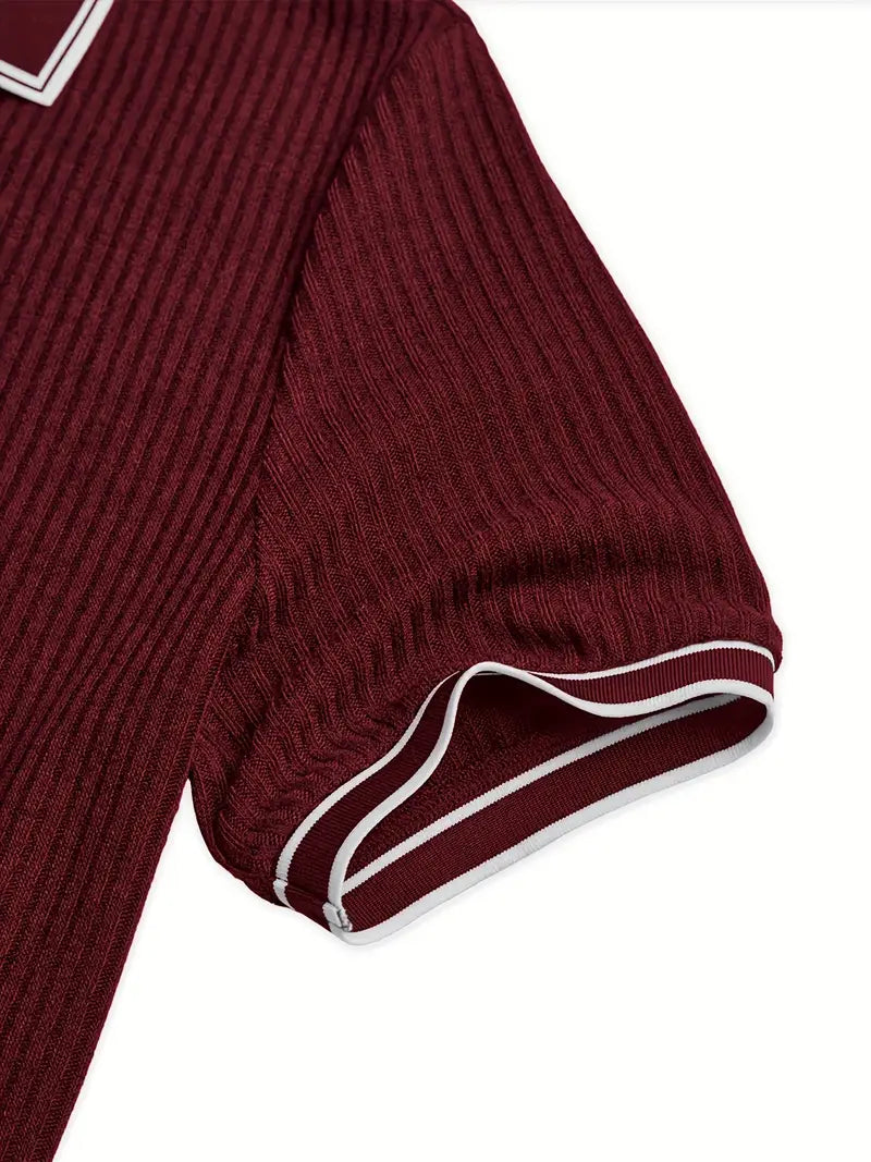 Savrani™ | Elegant Short Sleeve Polo