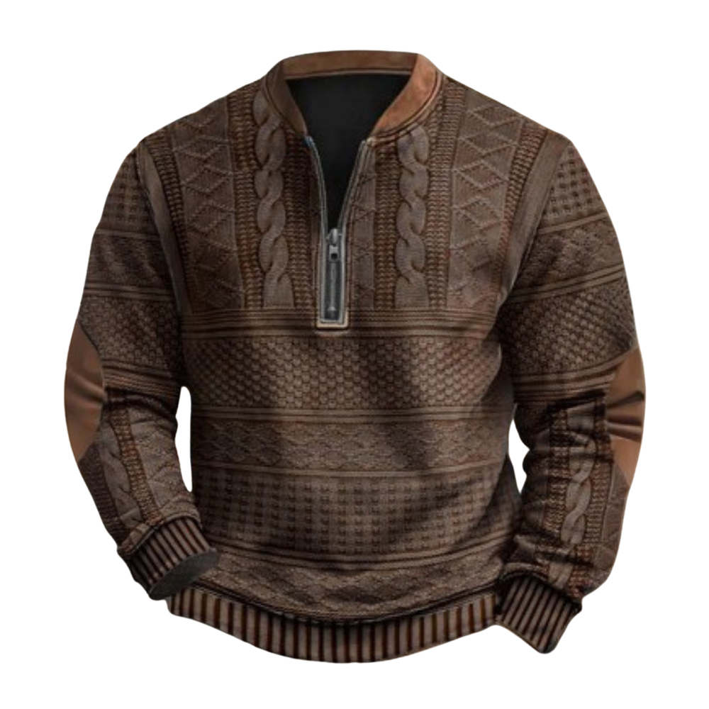 Sweater with a Quarter Zip