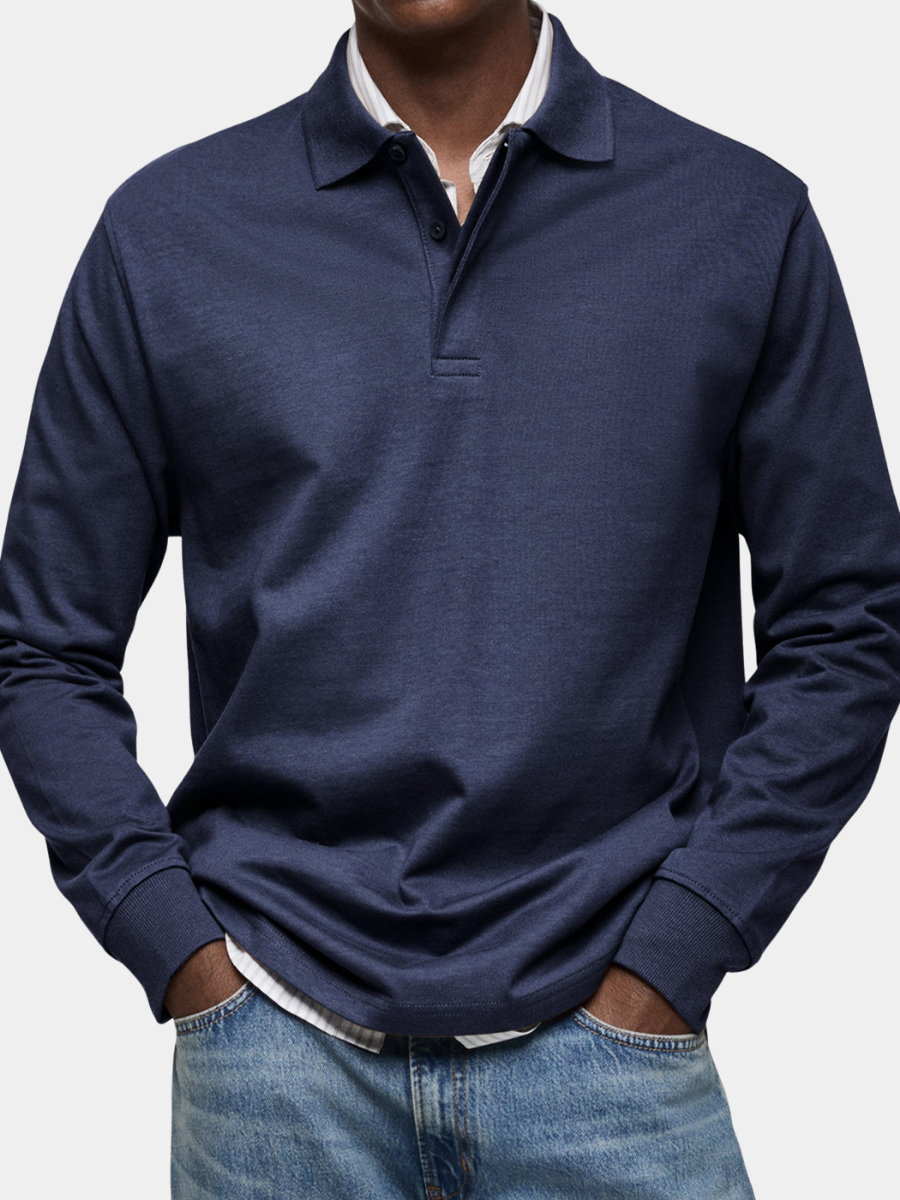 Karven – Stylish Long Sleeve Polo Shirt