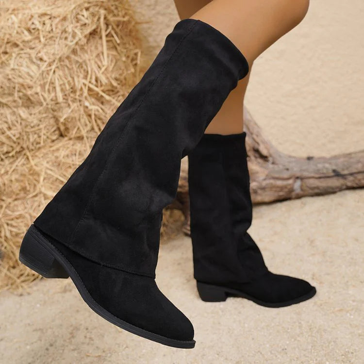 Noémie™ | High Suede Ankle Boots