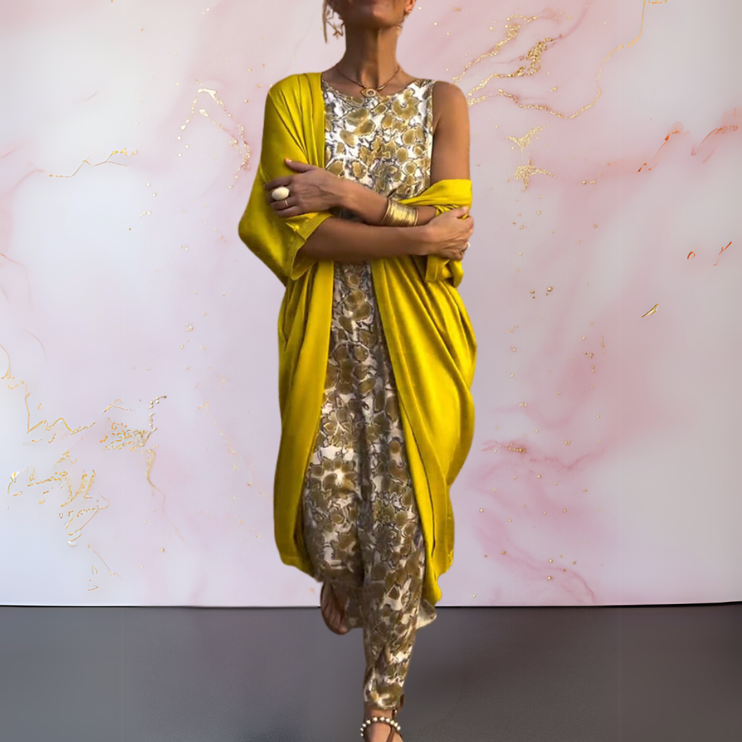 Melanie | Elegant Dress with Vest