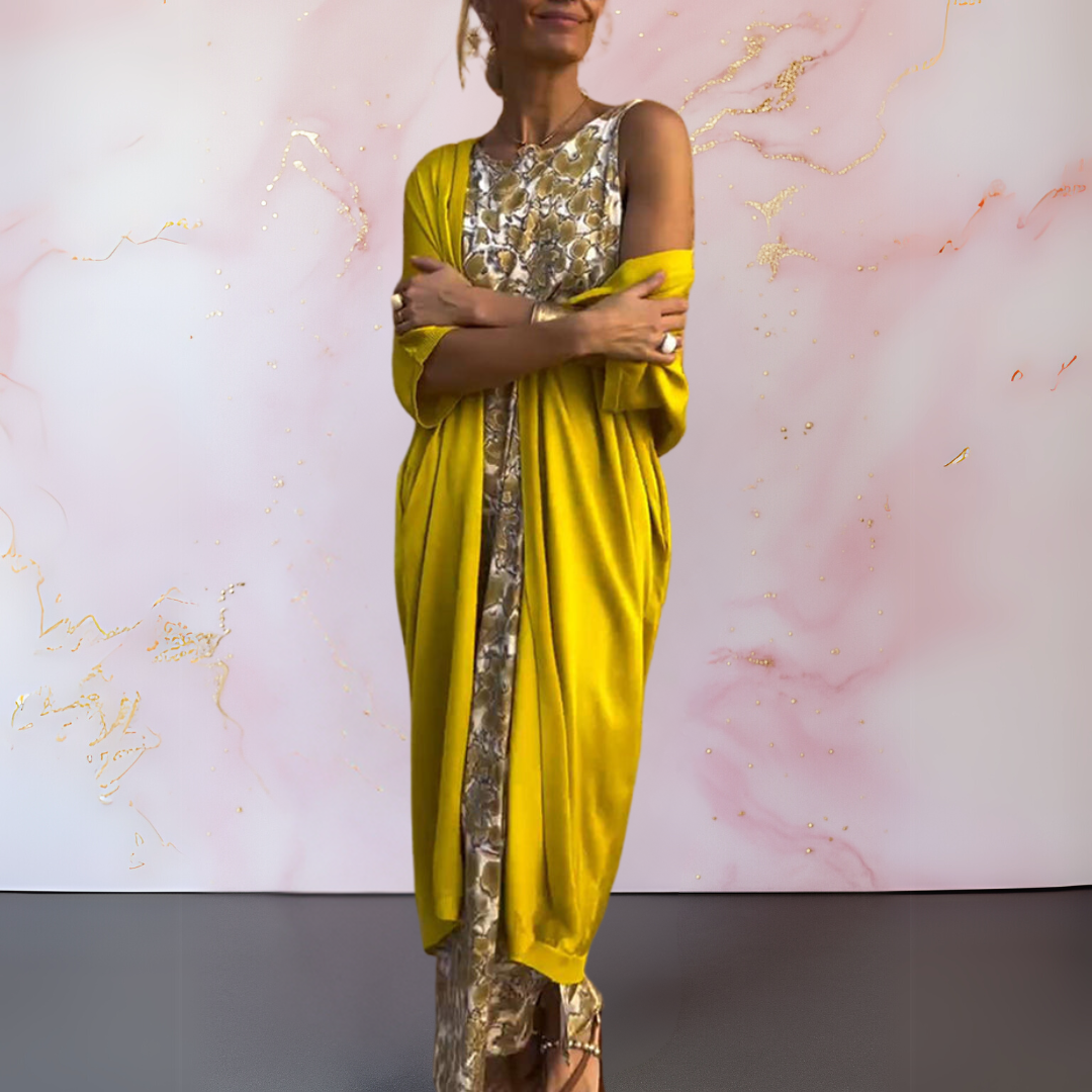 Melanie | Elegant Dress with Vest