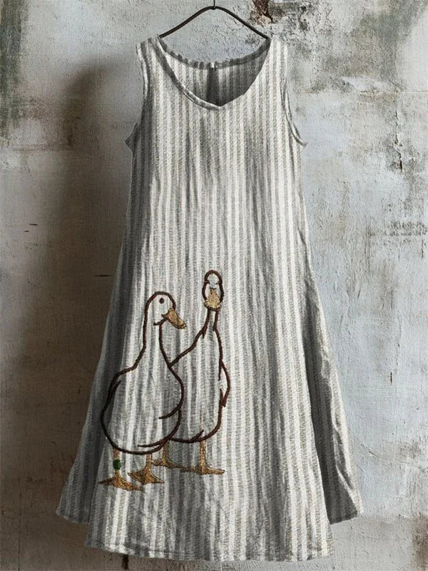 Mireille – Duck Pattern Dress