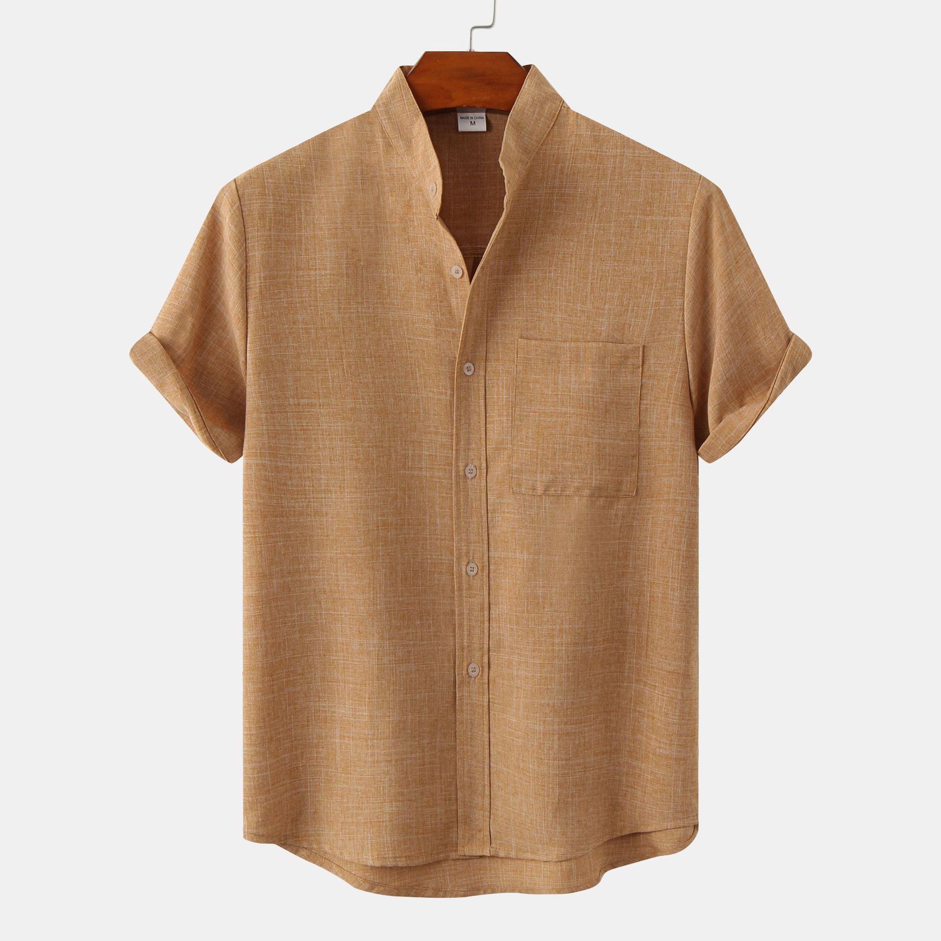Savrani™ | Smooth Cotton Shirt with Buttons.
