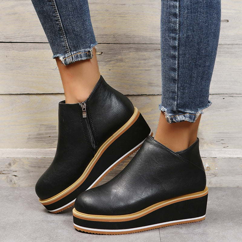 Alexandra | Elegant Waterproof Ankle Boots