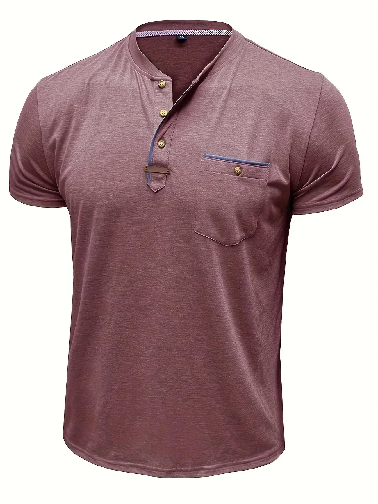 Savrani™ | Elegant T-Shirt with Round Neck and Pocket