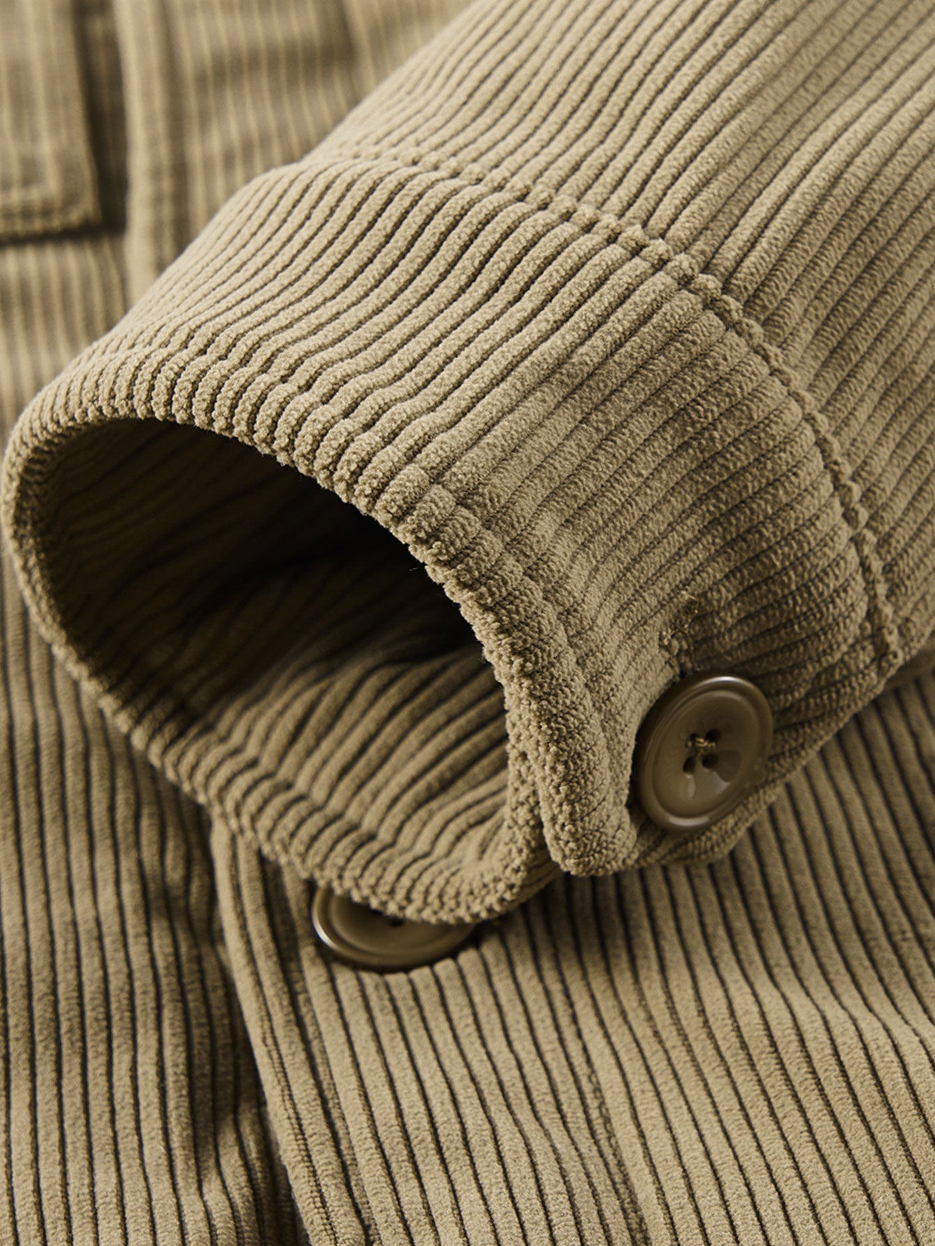 Corduroy Jacket with Teddy Fleece Interior