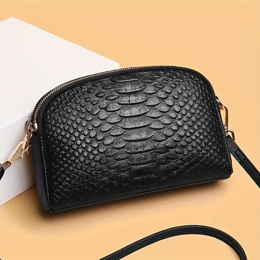 Cora | Belle mini handbag made of eco-leather with crocodile motif