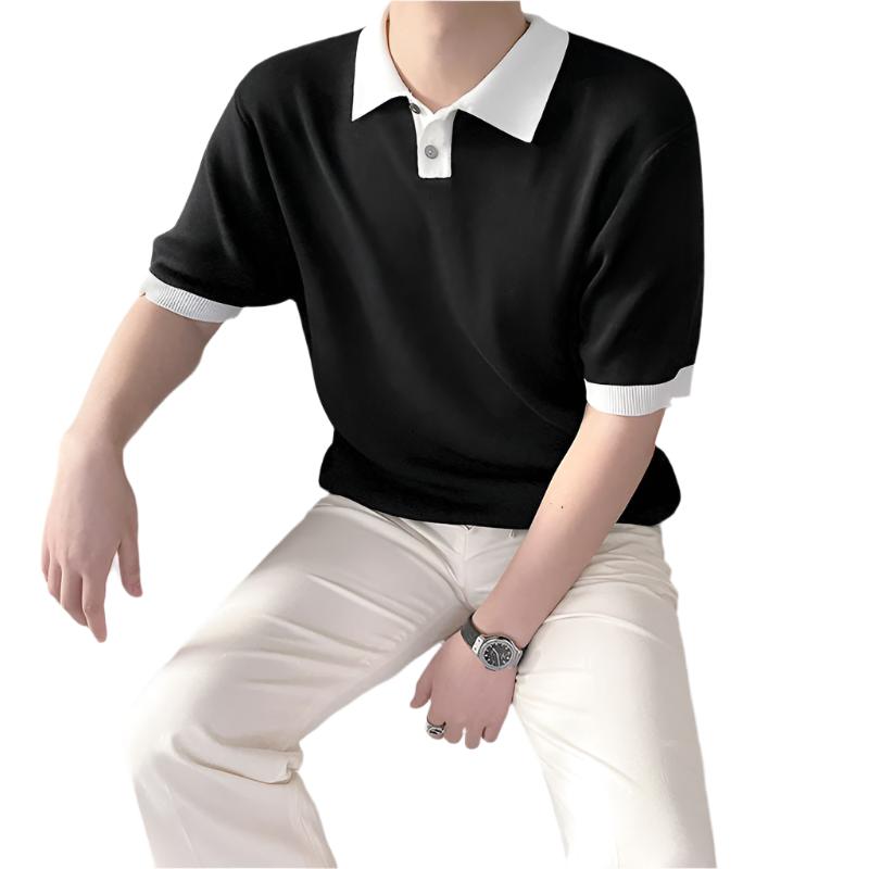 Savrani™ | Men's Polo Shirt with Wide Sleeves