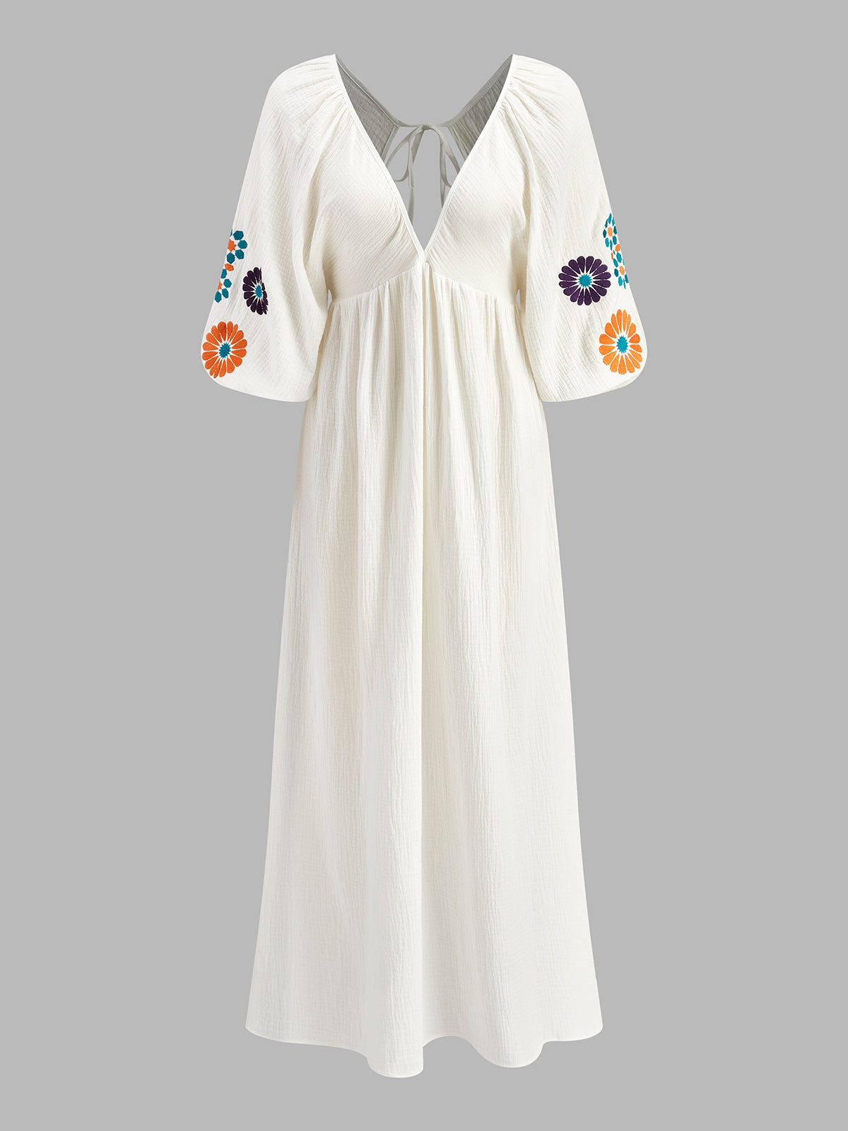 Maëlle™ | Long Embroidered Dress