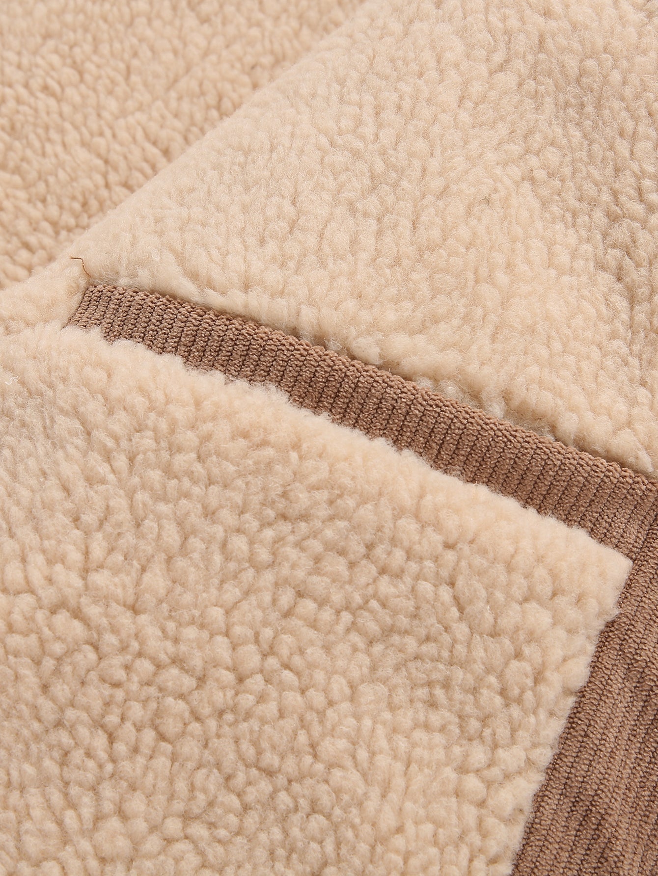 Plush-Lined Corduroy Zip Jacket