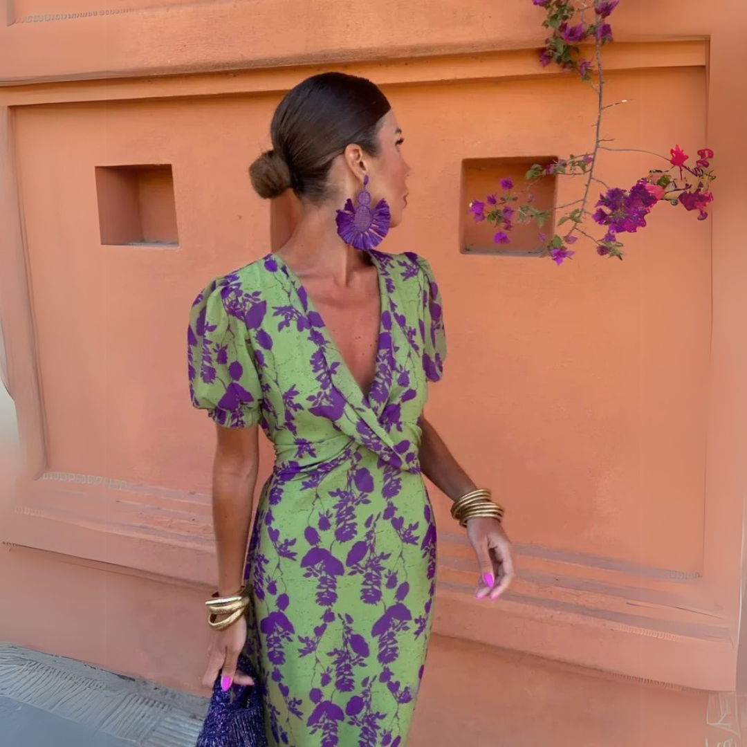 Danielle™ | Floral Midi Dress