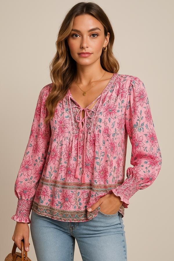 Arya | Boho Blossom Boys' Blouse