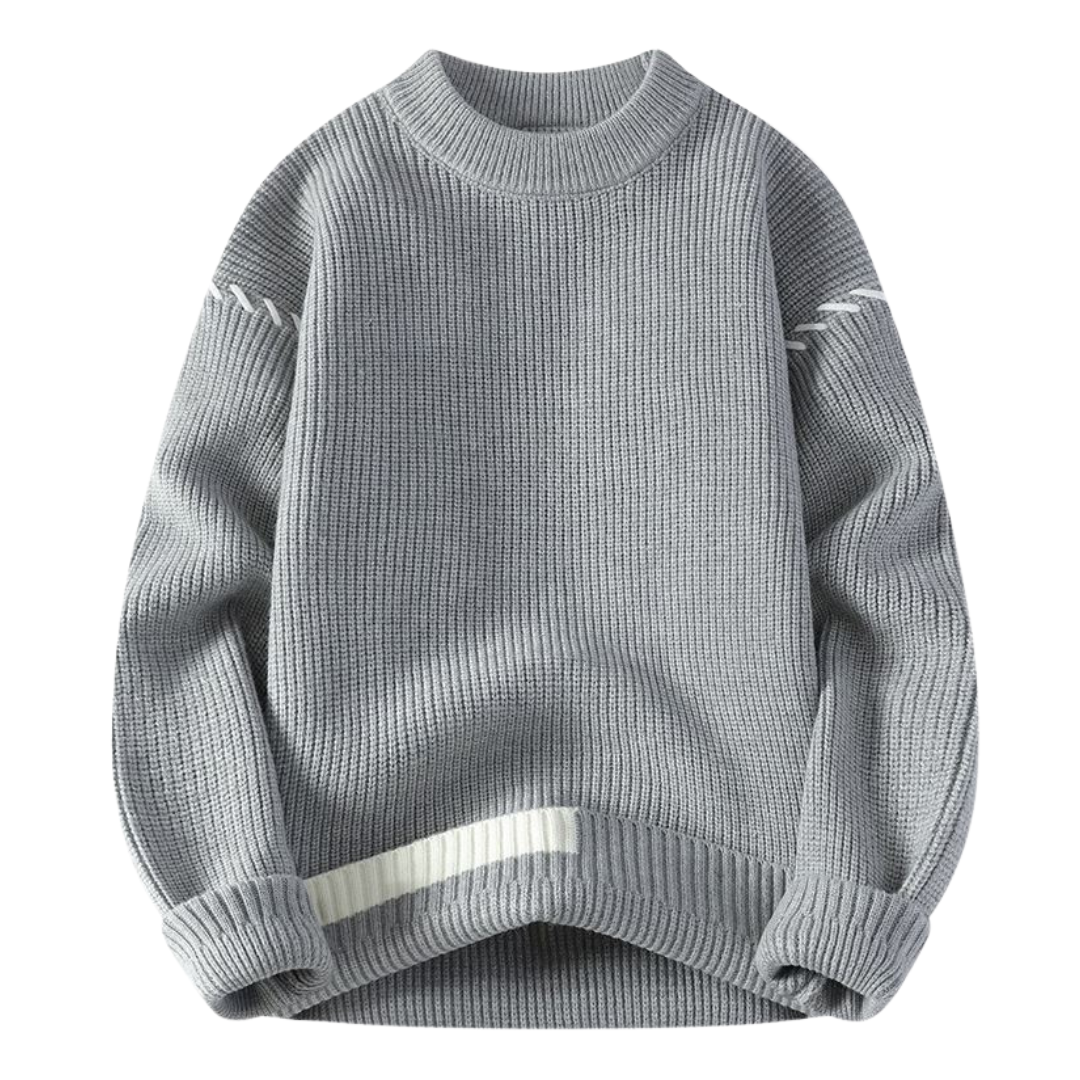 Crew Neck Knitted Sweater