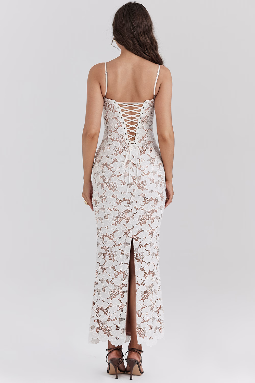 Mari | Midi Lace Dress