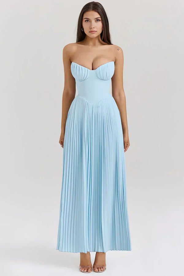 Kalinda | Elegant Pleated Dress
